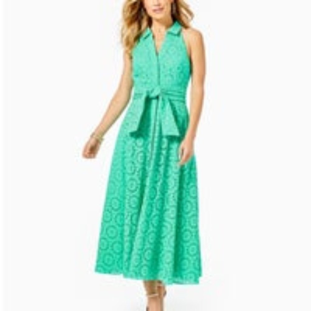 Lilly Pulitzer Chrisella Midi Shirtdress Size 0